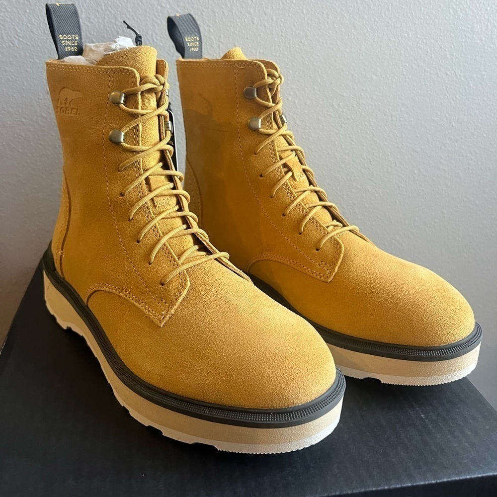 NWT Sorel Women’s Hi-Line Lace Boots Size 8.5 - Picture 4 of 7
